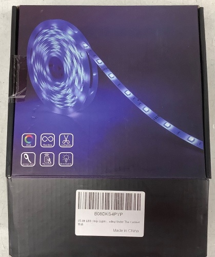 65.6ft LED Strip Lights - Lot 609