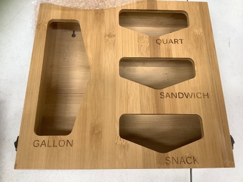 Wooden Storage Bag Organizer - Lot 651