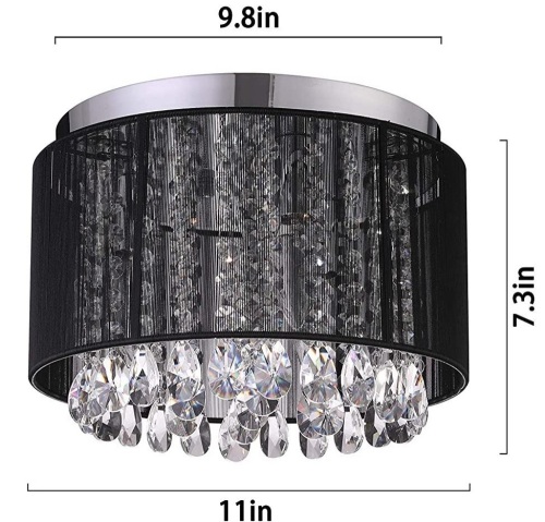Modern Flush Mount Chandelier - Lot 675