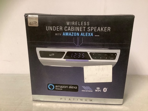 Wireless Under Cabinet Speaker w/ Amazon Alexa - Lot 44