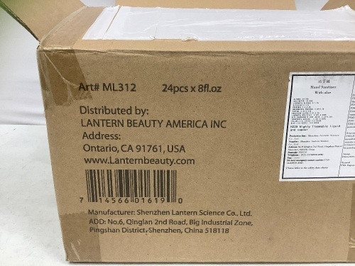 Case of (24) 8 oz. Hand Sanitizer - Lot 487