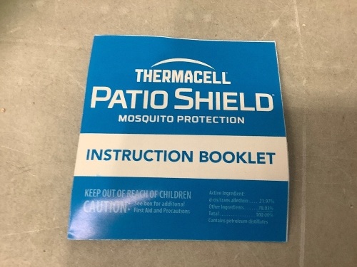Patio Shield Mosquito Protection - Lot 545