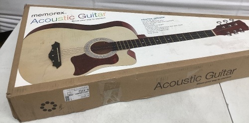 38" Full Size Basswood Acoustic Guitar - Lot 40