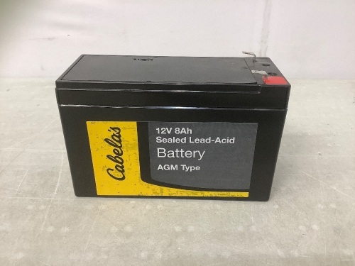 12V 8Ah Sealed Lead-Acid Battery - Lot 503