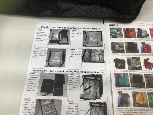 Thermal Food Deliver Bag - Top Loading - Lot 37