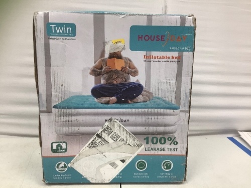 Inflatable Raised Air Bed - Twin - Lot 188