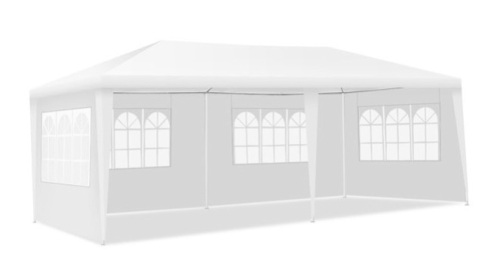 10'x20' Canopy Tent Heavy Duty Wedding Party Tent 4 Sidewalls W/Carry Bag, Appears New, Retail $125.98 - Lot 273