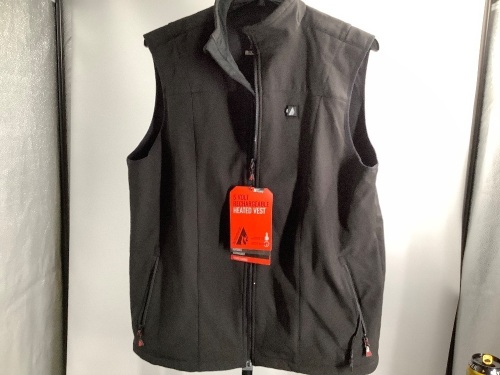 Action Heat Men's XLarge Heated Vest, Missing Battery, Ecommerce Return - Lot 133