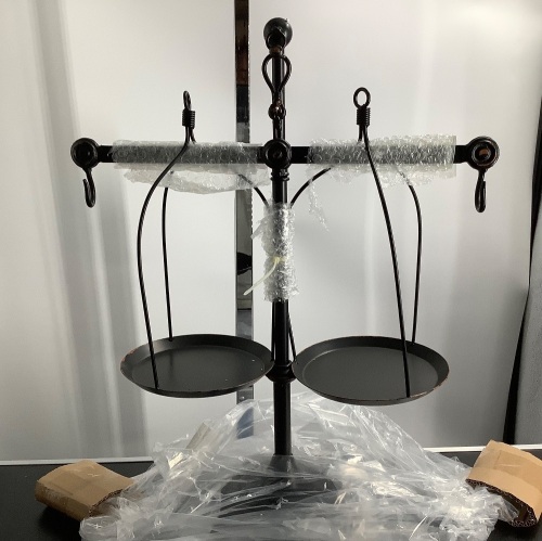 Vintage Farmhouse Scale Candleholder, Appears New - Lot 101