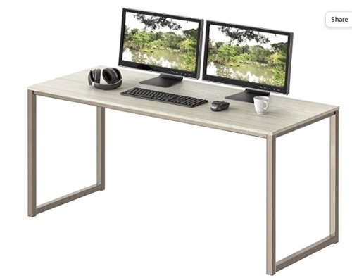 Home Office 48-Inch Computer Desk, Maple, Appears New - Lot 118