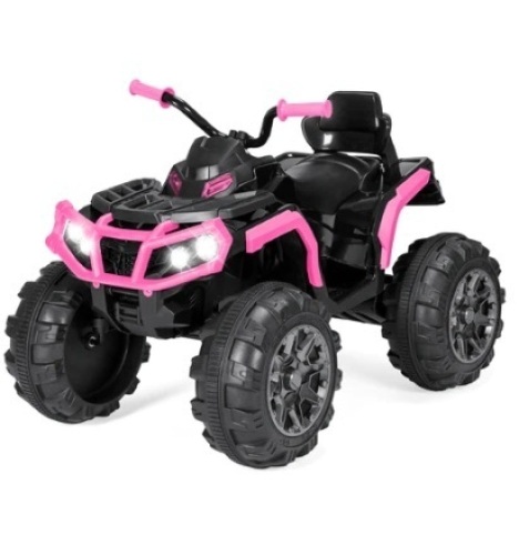 12V Kids Ride-On 4-Wheeler Quad ATV Car w/ 3.7mph Max, Bluetooth, Headlights - Lot 4