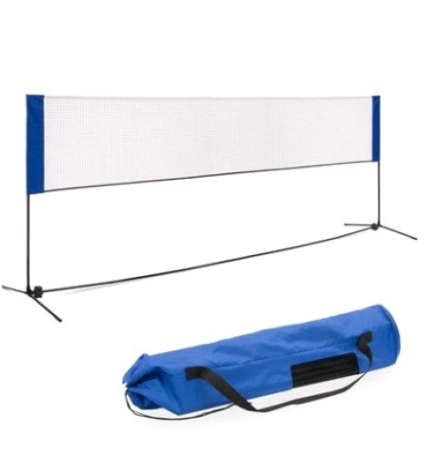 Portable Freestanding Volleyball, Tennis, Badminton Net - 12.5ft - Lot 22