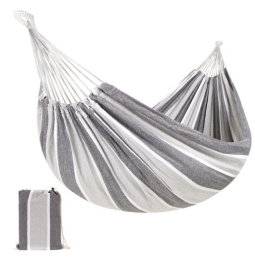 2-Person Brazilian-Style Double Hammock w/ Portable Carrying Bag, Steel - Lot 159