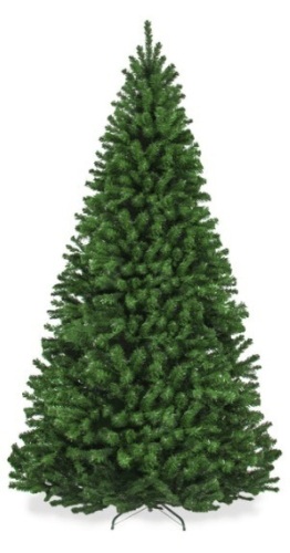 Premium Artificial Spruce Christmas Tree w/ Foldable Metal Base, 7.5ft - Lot 199