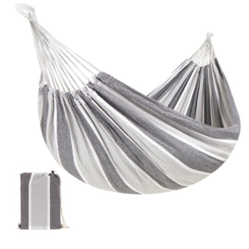 2-Person Brazilian-Style Double Hammock w/ Portable Carrying Bag, Steel - Lot 211