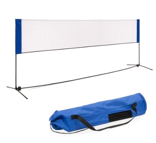 Portable Freestanding Volleyball, Tennis, Badminton Net - 12.5ft  - Lot 225