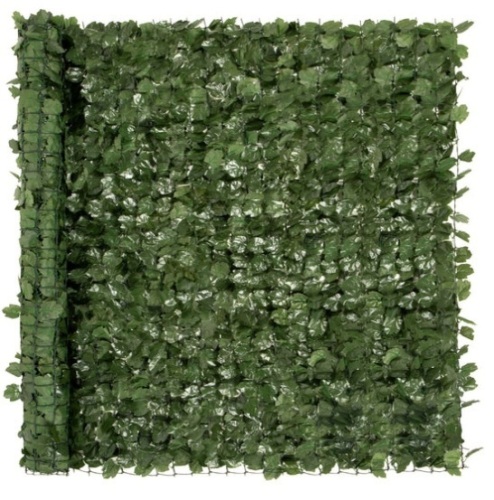 Outdoor Faux Ivy Privacy Screen Fence, 94x59in  - Lot 259