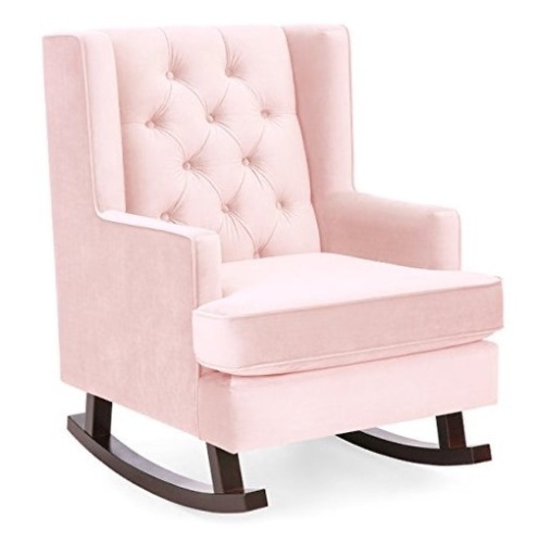 Tufted Velvet Rocking Accent Chair - Lot 311