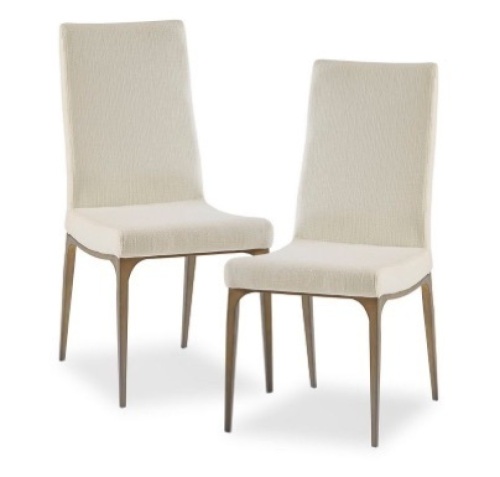 Set of 2 Hastings Dining Side Chairs Cream - Lot 341