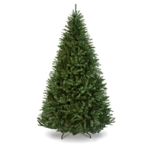 Hinged Douglas Full Fir Artificial Christmas Tree w/ Metal Stand, 6ft - Lot 356