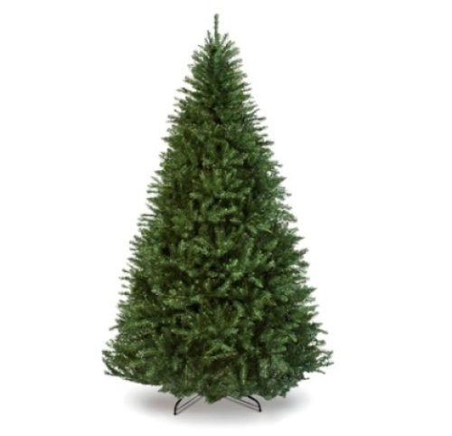 Hinged Douglas Full Fir Artificial Christmas Tree w/ Metal Stand, 6ft - Lot 361