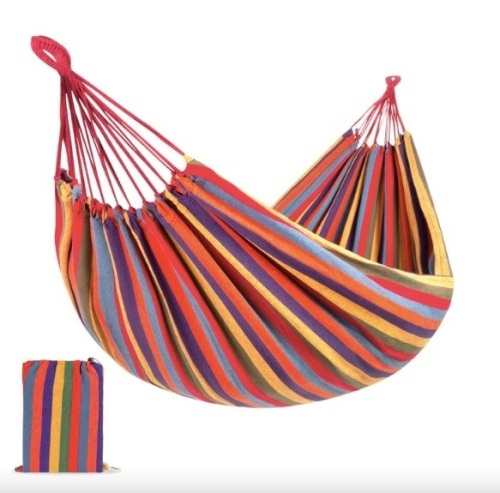 2-Person Brazilian-Style Double Hammock w/ Portable Carrying Bag - Lot 409