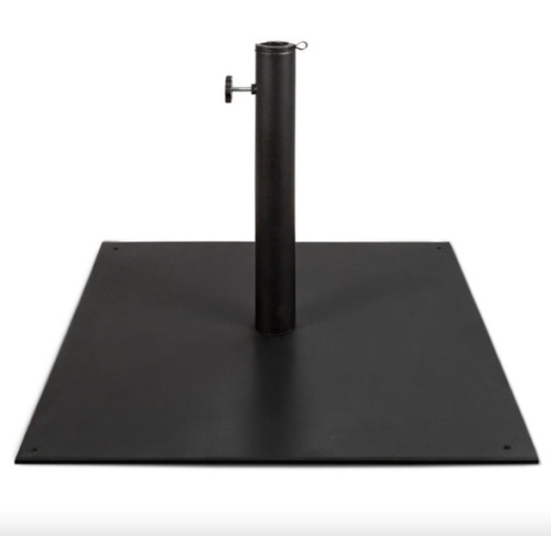 Steel Umbrella Base, Patio Stand w/ Tightening Knob & Anchor Holes - 38.5lb - Lot 441
