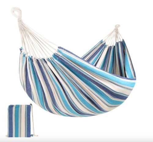 2-Person Brazilian-Style Double Hammock w/ Portable Carrying Bag - Lot 452