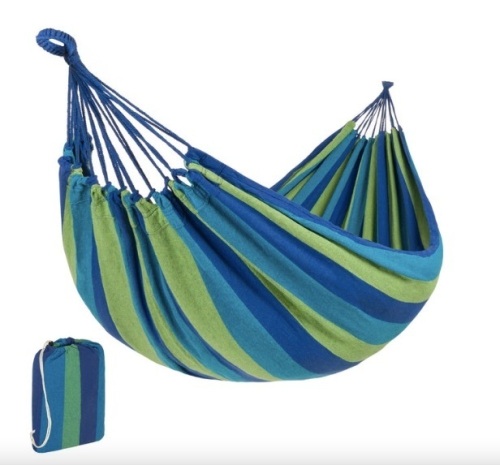 2-Person Brazilian-Style Double Hammock w/ Portable Carrying Bag - Lot 453