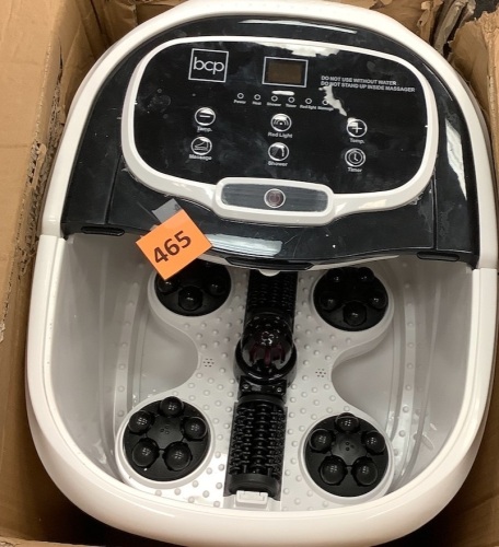 Automatic Heated Shiatsu Massage Foot Bath Spa w/ Pumice Stone - Lot 465