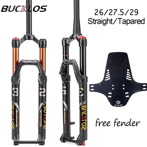 BUCKLOS Thru Axle Bicycle Fork 26 27.5 29 Air Suspension - Lot 3385