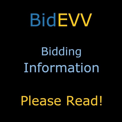 BIDDING INFORMATION - PLEASE READ! - Lot 2