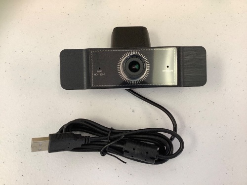 Lot of 5 HD 1080P Webcam with Microphone, New in Box - Lot 47