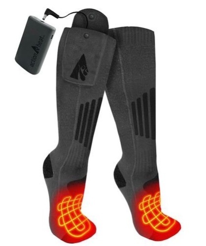 ActionHeat Wool 3.7V Rechargeable Heated Socks, E-Commerce Return, Untested - Lot 78