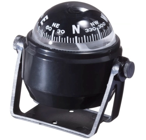World Marine Compasses - Black - Small, E-Commerce Return - Lot 81