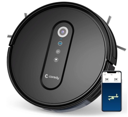 Coredy G800 Smart Navigating Robotic Vacuum, E-Commerce Return, Untested - Lot 106