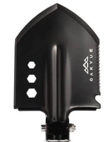 OAKVUE Survival Shovel Multitool with Tactical Shovel Carry Pouch, E-Commerce Return, Shovel and Pouch Only - Lot 154