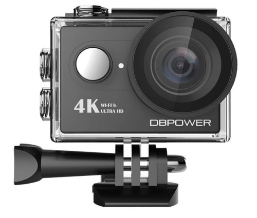 DBPOWER EX7000 DB0918 Sports Action Camera 4K, 14MP Touchscreen Waterproof Camera, Appears New, Untested - Lot 159
