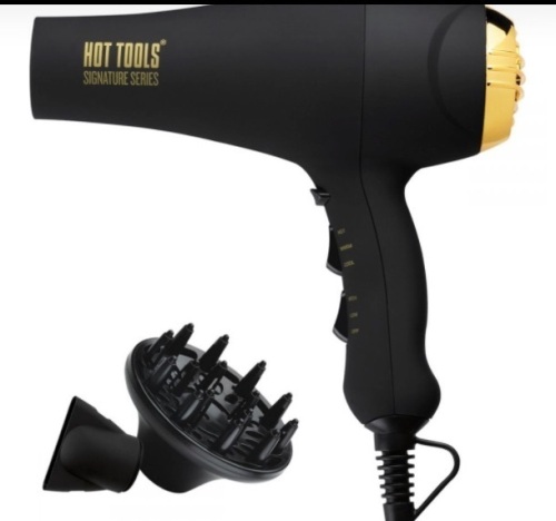 HOT TOOLS SIGNATURE SERIES PROFESSIONAL 1875W IONIC AC MOTOR HAIR DRYER, E-Commerce Return, Untested - Lot 189