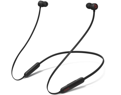 Beats Flex Wireless Earbuds – Apple W1 Headphone Chip, Magnetic Earphones, Class 1 Bluetooth, 12 Hours of Listening Time, Built-in Microphone - Black, E-Commerce Return, Untested - Lot 193