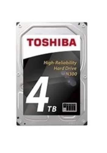 Toshiba N300 NAS - Hard drive - 4 TB - internal - 3.5-inch - SATA 6Gb/s - 7200 rpm - buffer: 128 MB, E-Commerce Return, Untested - Lot 210