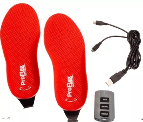Heat Factory ProFLEX Outdoor Heated Insoles for Men - Medium, E-Commerce Return, Untested - Lot 224