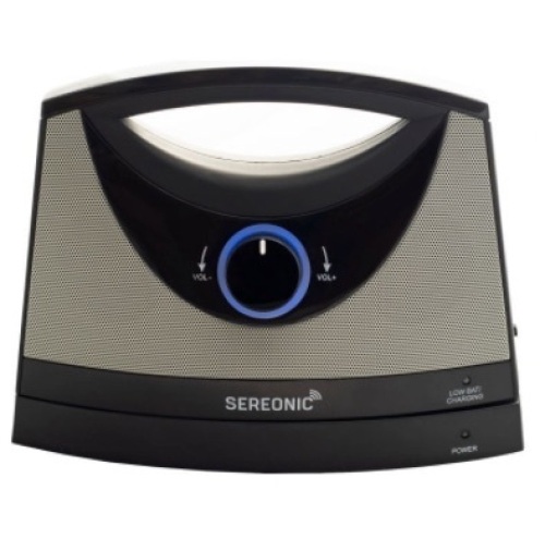 Serene innovations Wireless TV speaker For Hard Of Hearing With Dialogue Clarifying Technology - TV-SoundBox, New, Untested - Lot 304