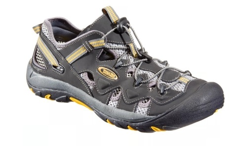 World Wide Sportsman&reg; Copper River II Water Shoes for Men - Steel/Blue, Size 8, E-Commerce Return - Lot 349