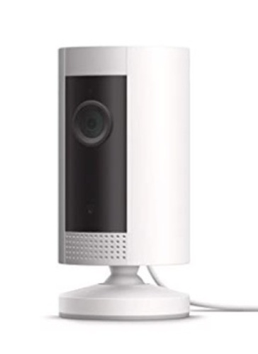 Ring Indoor Cam, Compact Plug-In HD security camera with two-way talk, Works with Alexa - White, Appears New, Untested - Lot 363