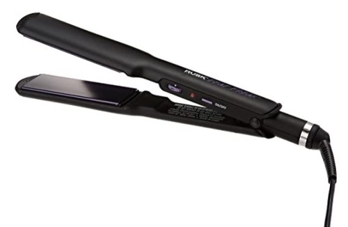 RUSK Engineering Heat Freak Professional Ceramic and Tourmaline Str8 Iron, Instant and Precise Heat up to 450 Degrees, Eliminates Static and Frizz, Plates Infused with Ceramic and Tourmaline, E-Commerce Return, Untested - Lot 369