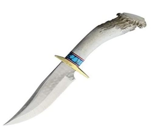 Ken Richardson Knives Bowie with Turquoise Inlay KRK1408T, E-Commerce Return - Lot 388