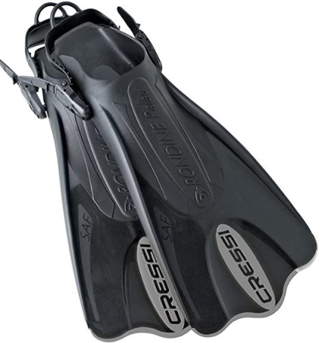 Cressi Palau Light Weight Travel Snorkeling Swim Fins, Titanium, E-Commerce Return - Lot 401