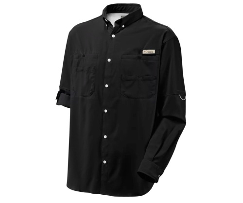 Columbia Tamiami II Long-Sleeve Shirt for Men - Black - XLT, New with Tags - Lot 422