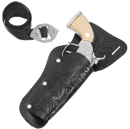 Parris Toys Stagecoach Single Holster Set for Kids - Beige/Black, E-Commerce Return - Lot 438